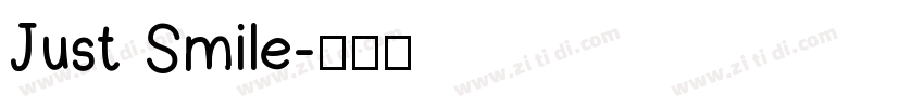 Just Smile字体转换